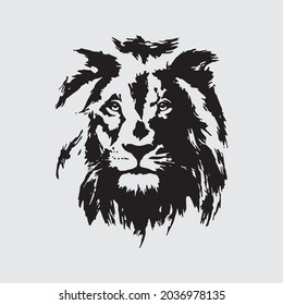wild life lion background shape