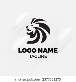 Wild Life Logo lion animals vector smart object editable eps