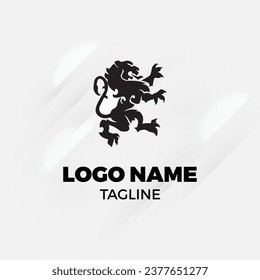 Wild Life Logo lion animals vector smart object editable eps