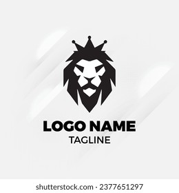 Wild Life Logo lion animals vector smart object editable eps