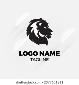 Wild Life Logo lion animals vector smart object editable eps