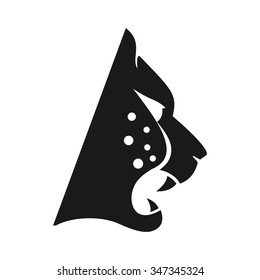 wild life predator logo template. logo vector of cheetah.