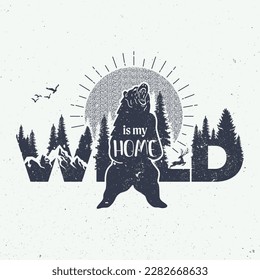 wild life, wild t shirt, wild is my home
