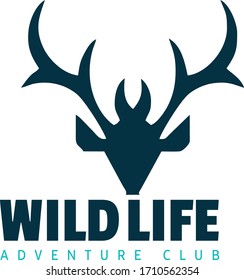 Wild Life Vector Logo Blue Shade