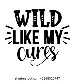 Wild like my curls, New Family Design Template