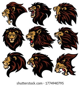 Free Free 179 Lion Face Logo Svg SVG PNG EPS DXF File