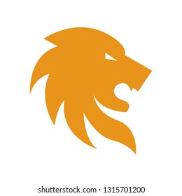 Wild lion illustration