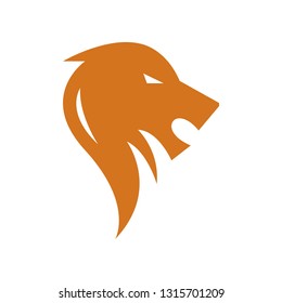 Wild lion illustration
