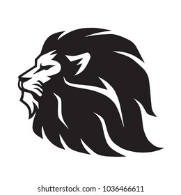 Wild Lion Vector Icon Logo Template  Design Mascot Illustration