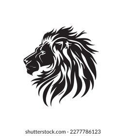 Wild Lion Vector Icon Logo Design Mascot Icon Template EPS 10