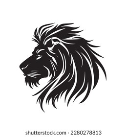 Wild Lion Vector Icon Logo Design Mascot Icon Template EPS 10