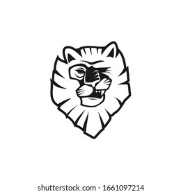 Plantilla de logotipo del icono de la ilustración del vector salvaje