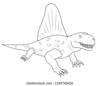 Wild Lizard dinosaur getting ready to hunt foods fun education learning