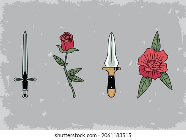 wild love set four icons