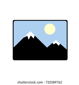 wild mountains icon