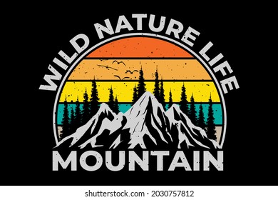wild nature life mountain pine style