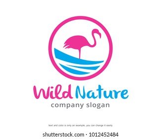 Wild Nature Logo Template Design Vector, Emblem, Design Concept, Creative Symbol, Icon
