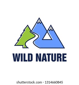 Wild Nature Vector Logo Template