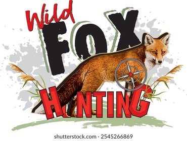 Wild Orange Fox Predator Jagd