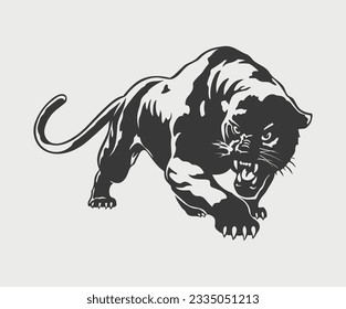 Wild Panther Hunting Car Body Decal Car Stickers