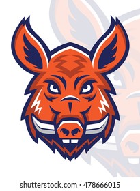 WILD PIG MASCOT