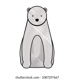 wild polar bear icon
