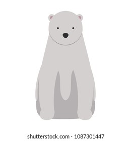 wild polar bear icon