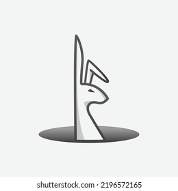 Wild Rabbit Hole Logo Or Symbol