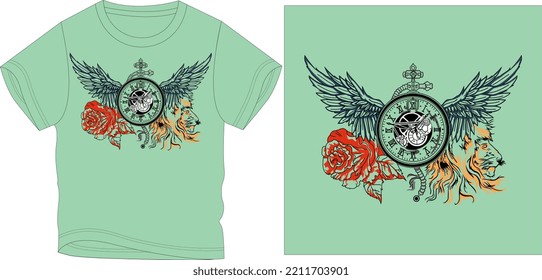 
wild related design t shirt graphic design vector illustration \
