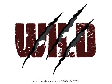 wild rippedon paper design vector