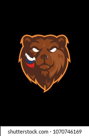 Wild russian bear