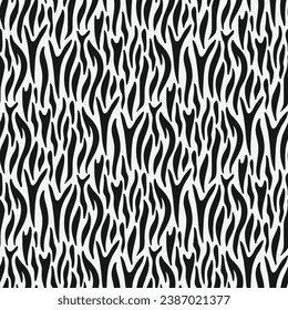 Wild safari animal seamless pattern