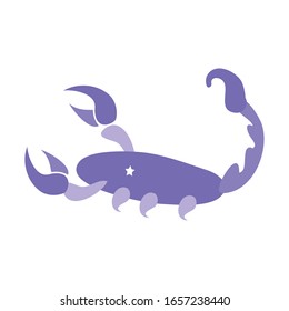 wild scorpio animal isolated icon vector illustration design