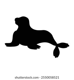 Wild Sea Lions Sitting on Rocks by the Shore Icon