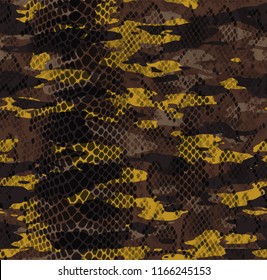 Wild snake pattern