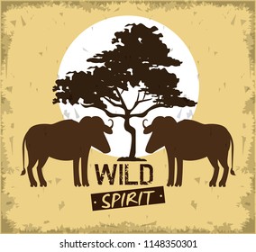 Wild spirit animals