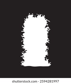 Wild spring ivy rose vine plant leaf park life hope path way travel open rural tomb cave fort ruin stone road arc bush white sun glow sky space. Indoor dream view logo icon sign draw art wed room wall