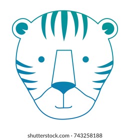 wild tiger head icon