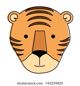 wild tiger head icon