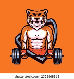 wild tiger mascot logo inspiration