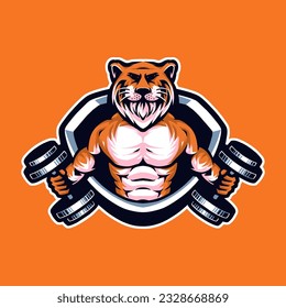 wild tiger mascot logo inspiration