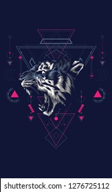 Wild Tiger sacred geometry
