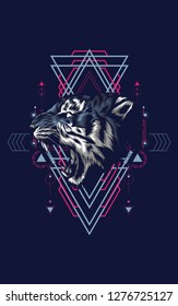 Wild Tiger sacred geometry