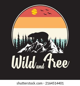 Wild and tree nice poster