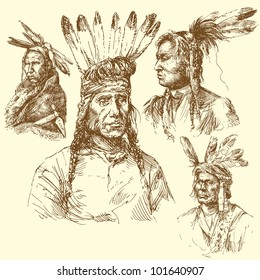 wild west, apache portraits