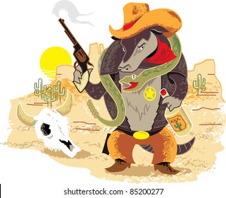 Wild West Armadillo