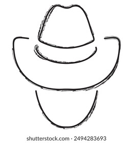 wild west brush strokes on a white background. Vector illustration.