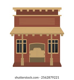 Wild West Building Vector Illustration - 05