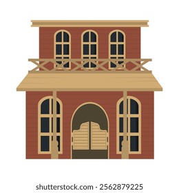 Wild West Building Vector Illustration - 10