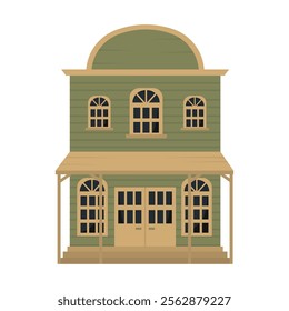 Wild West Building Vector Illustration - 04